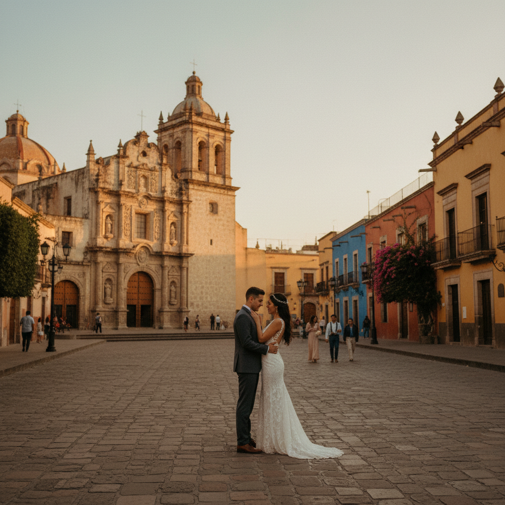 Vista de la iglesia de Santo Domingo en Oaxaca ideal para luna de miel
