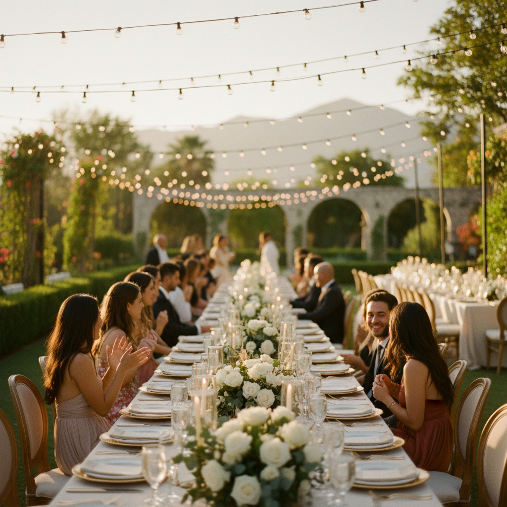 Montaje de boda en uno de los jardines para boda en Monterrey todo incluido
